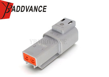 2 Hole Deutsch Te Connectivity Rectangular Housing Connector DT04-2P