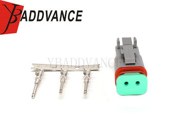 2 Pin Female Deutsch Connector , TE Connectivity Connector DT06-2S ISO9001 Approved