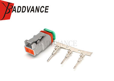 2 Pin Female Deutsch Connector , TE Connectivity Connector DT06-2S ISO9001 Approved
