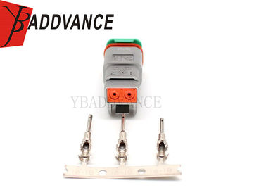 2 Pin Female Deutsch Connector , TE Connectivity Connector DT06-2S ISO9001 Approved