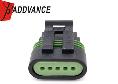 5 Hole 1 Row Weather Pack Connector Metri Pack 150.2 Sealed Receptacle Connector 12162825