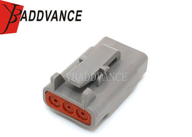 Rectangular Housing Deutsch DTM Connector 3 Pin DTM06-3S ATM06-3S ISO 9001 Certified