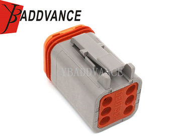 Grey Deutsch Automotive Connectors 6 Way Female TE Connectivity DT06-6S