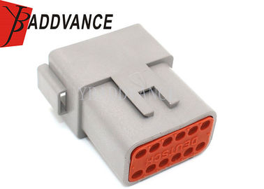 Waterproof Deutsch Automotive Connectors DT04-12P With Wedge Lock / Terminals