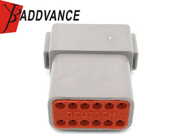 Waterproof Deutsch Automotive Connectors DT04-12P With Wedge Lock / Terminals