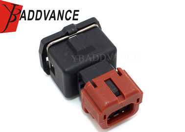 Automotive Fuel Injector Connectors 2 Pin Female Gender With Orange Clip