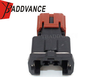 Automotive Fuel Injector Connectors 2 Pin Female Gender With Orange Clip