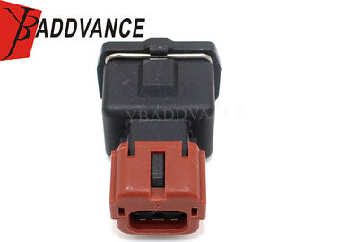 Automotive Fuel Injector Connectors 2 Pin Female Gender With Orange Clip