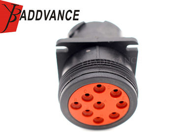 HD10-9-1939P 9 Pin Round Connector Flange Threaded Rear Receptacle Connector