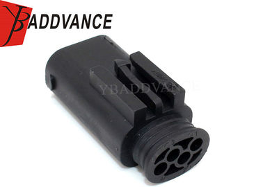 Black Tyco AMP Connectors MQS 2.54mm System 4 Pin Male Connector 968399-1