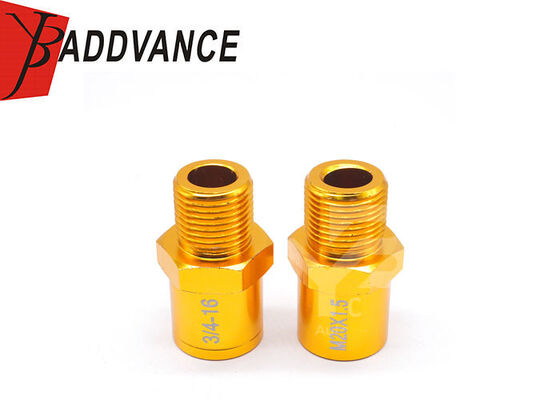 Universal oil filter sandwich plate adapter, installs between the engine block and oil filter. Features 2-3 dedicated 1/8" NPT threaded ports for installing oil pressure gauges, temperature sensors