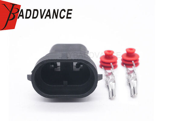 D-elphi Weather Pack 2 Pin Male Sealed Sensor Connector for GM Ford