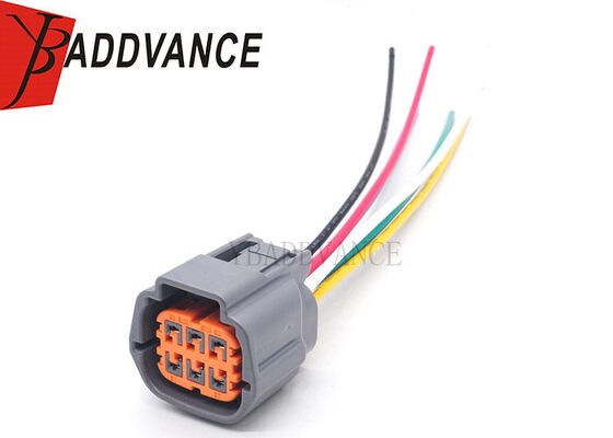 6189-7761 Sumitomo 6 pin Female Dark Grey Waterproof Auto Connector For Automotive Wiring Harness