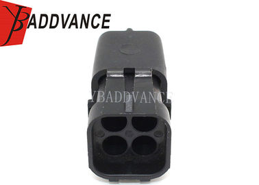 12015024 GM Weather Pack Electrical Connector Square Shroud 4 Pin Male