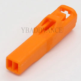 Orange Housing 2 Position Connector HC050 / Bikes Turn Signal Connector 2 Holes