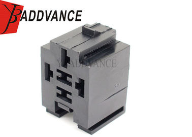 Black 6.3mm Universal 5 Pin Relay Socket Connection For Air Conditioning