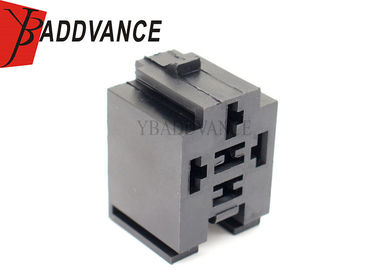 Black 6.3mm Universal 5 Pin Relay Socket Connection For Air Conditioning