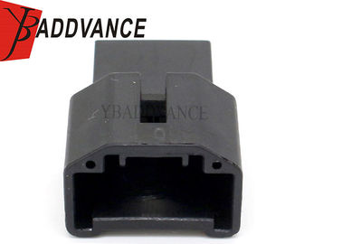 Black Unsealed Electrical Terminal Connectors / 6 Pin Male Connector For Switch