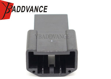 Black Unsealed Electrical Terminal Connectors / 6 Pin Male Connector For Switch