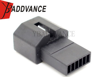 Black Unsealed Electrical Terminal Connectors / 6 Pin Male Connector For Switch