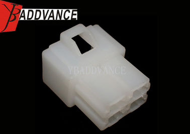 Male 4 Pin Automotive Connector / 250 Unsealed Motorcycle Electrical Connectors