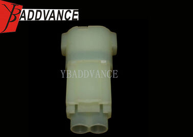 Yellow 2 Pin Motorcycle Connector / Male Sealed Automotive Electrical Connectors