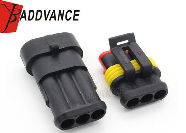 Waterproof 3 Pin Tyco AMP Connectors 282105-1 282087-1 1 Year Warranty