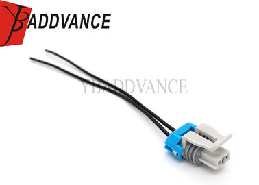 Gray Sealed 2 Way Auto Wiring Harness Female Connector Pigtail 12052644