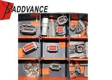 DTM Series Deutsch Automotive Connectors 2 - 12 Pin With Solid Contact Crimp Tool