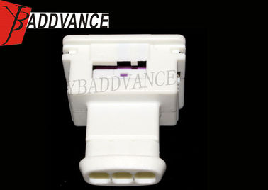 White Color 3 Pin TE Connectivity AMP Connector For Auto Sensors