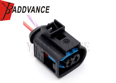 Black Female 2 Way Auto Wiring Harness For VW Jetta Golf Audi A3 Passat