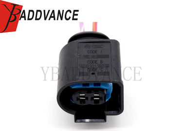 Black Female 2 Way Auto Wiring Harness For VW Jetta Golf Audi A3 Passat
