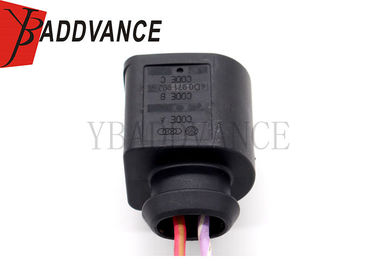 Black Female 2 Way Auto Wiring Harness For VW Jetta Golf Audi A3 Passat