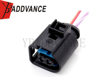 Black Female 2 Way Auto Wiring Harness For VW Jetta Golf Audi A3 Passat