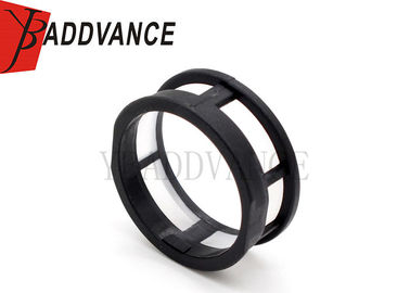 Round Black Micro Fuel Filter For Petrol Fuel Injector Small Size Lightweight