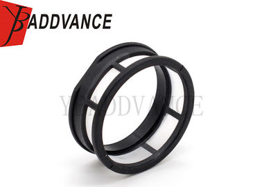 Round Black Micro Fuel Filter For Petrol Fuel Injector Small Size Lightweight