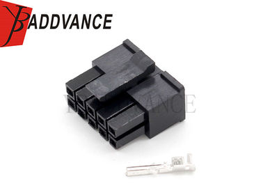 43025-1000 10 Pin Automotive Electrical Connectors Black Equivalent To Molex