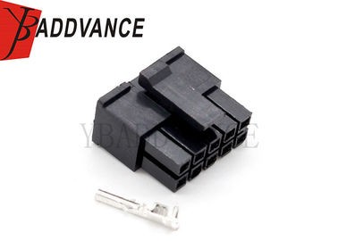 43025-1000 10 Pin Automotive Electrical Connectors Black Equivalent To Molex