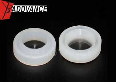 White Fuel Injector Round Nylon Spacers High Precision Size 13 X 8 X 4.75mm