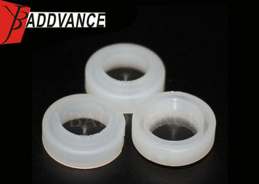 White Fuel Injector Round Nylon Spacers High Precision Size 13 X 8 X 4.75mm