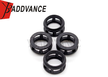 Round Plastic Fuel Injector Spacers Kits Black Color Lightweight 12 Month Warranty