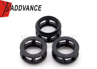 Round Plastic Fuel Injector Spacers Kits Black Color Lightweight 12 Month Warranty