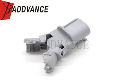 Electrical 2 Pin Female Connector Housing Grey Color Lightweight BC7026Y-2.8-21