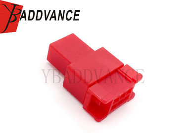 Unsealed Automotive Electrical Connectors High Precision Red Color For Cars