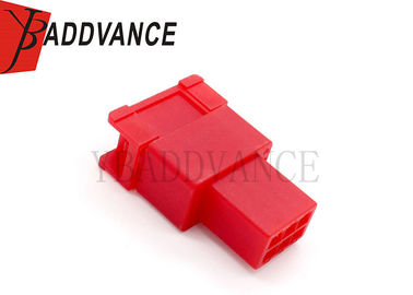 Unsealed Automotive Electrical Connectors High Precision Red Color For Cars