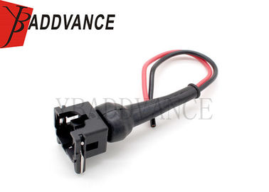 Female 2 Pin Pigtail Wire Connectors With Rubber Boots For Bosh Rc EV1 OBD2