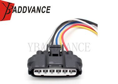 6 Way Female Automotive Wiring Harness Accelerator Pedal Connector For Toyota 7283-1968-30