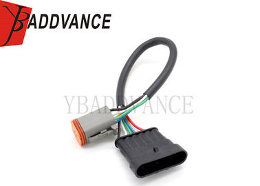 Deutsch 6 Pin Female Auto Wiring Harness Connector To Amp Tyco Male Adapter