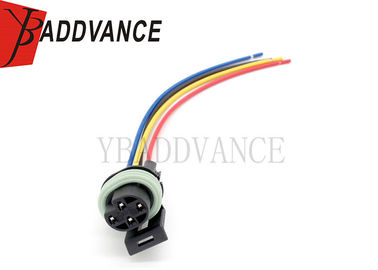 Black Auto Wiring Harness 4 Way Oil Pressure Switch Connector Pigtail For GM 12085539 PT149