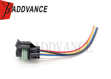 Black Auto Wiring Harness 4 Way Oil Pressure Switch Connector Pigtail For GM 12085539 PT149